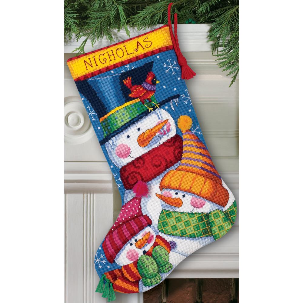 71-09151 Snowman and Bear Stocking